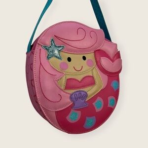 Stephen Joseph Girls Mermaid Purse Pink Handbag Kids Bag Cute Beach Kawaii READ